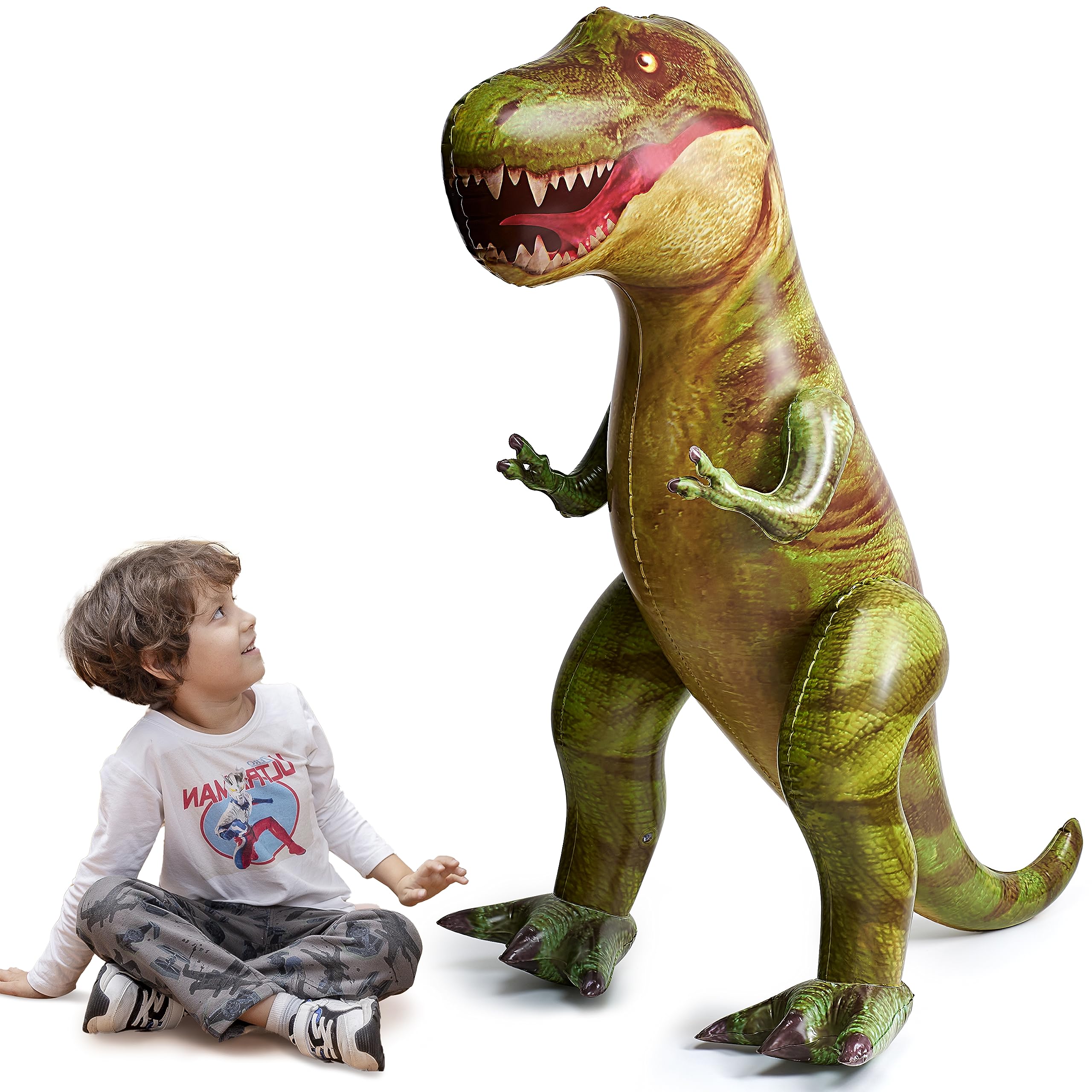 JOYIN 62-inch T-Rex inflatable for party decor and kids' play