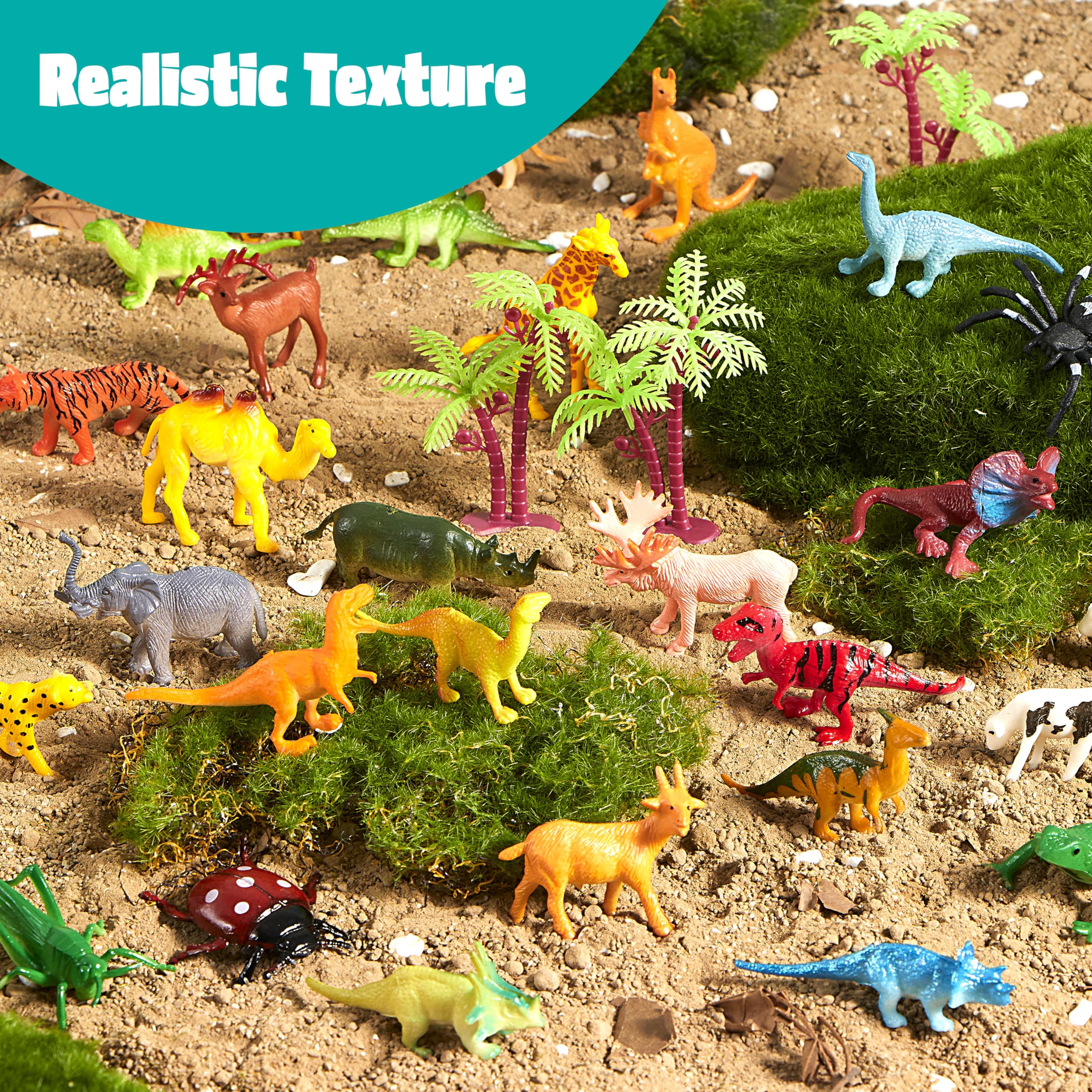 JOYIN farm animals kit aids pretend farming and sequencing play.