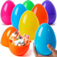 JOYIN 6-inch jumbo Easter egg in vibrant colors for easy spotting during hunts