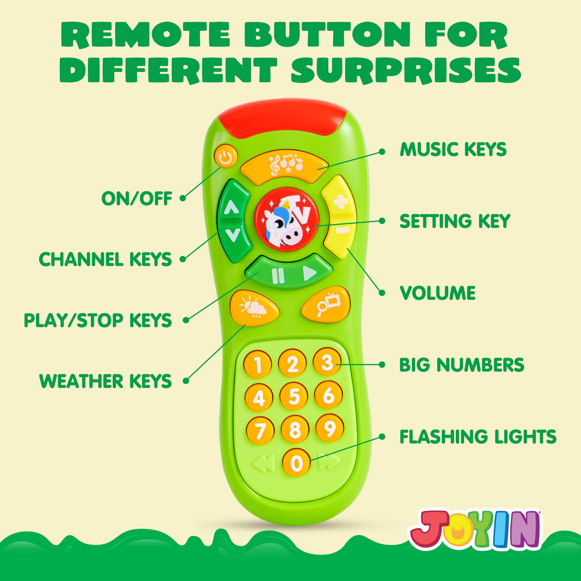 JOYIN ABS plastic-safe material keeps little hands secure during playtime.