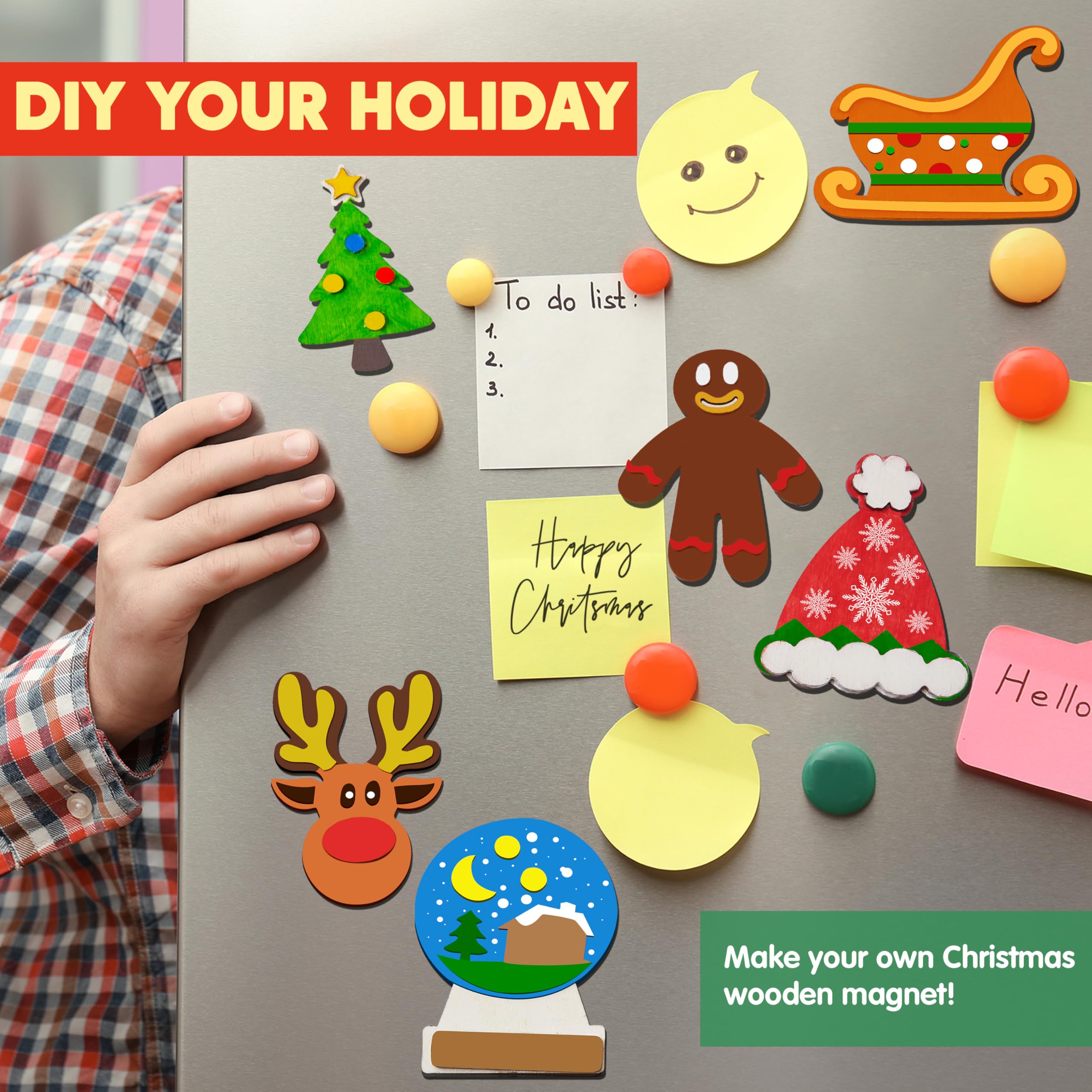 JOYIN adorable wooden magnet designs spark imagination during playtime.
