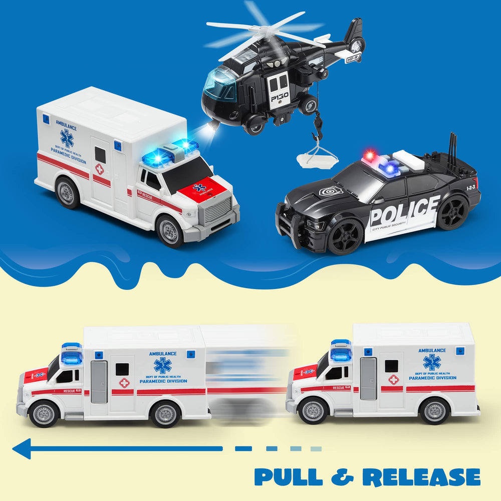 JOYIN ambulance toy interior detail inviting careful examination and role play