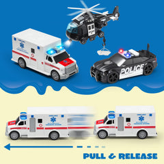 JOYIN ambulance toy interior detail inviting careful examination and role play