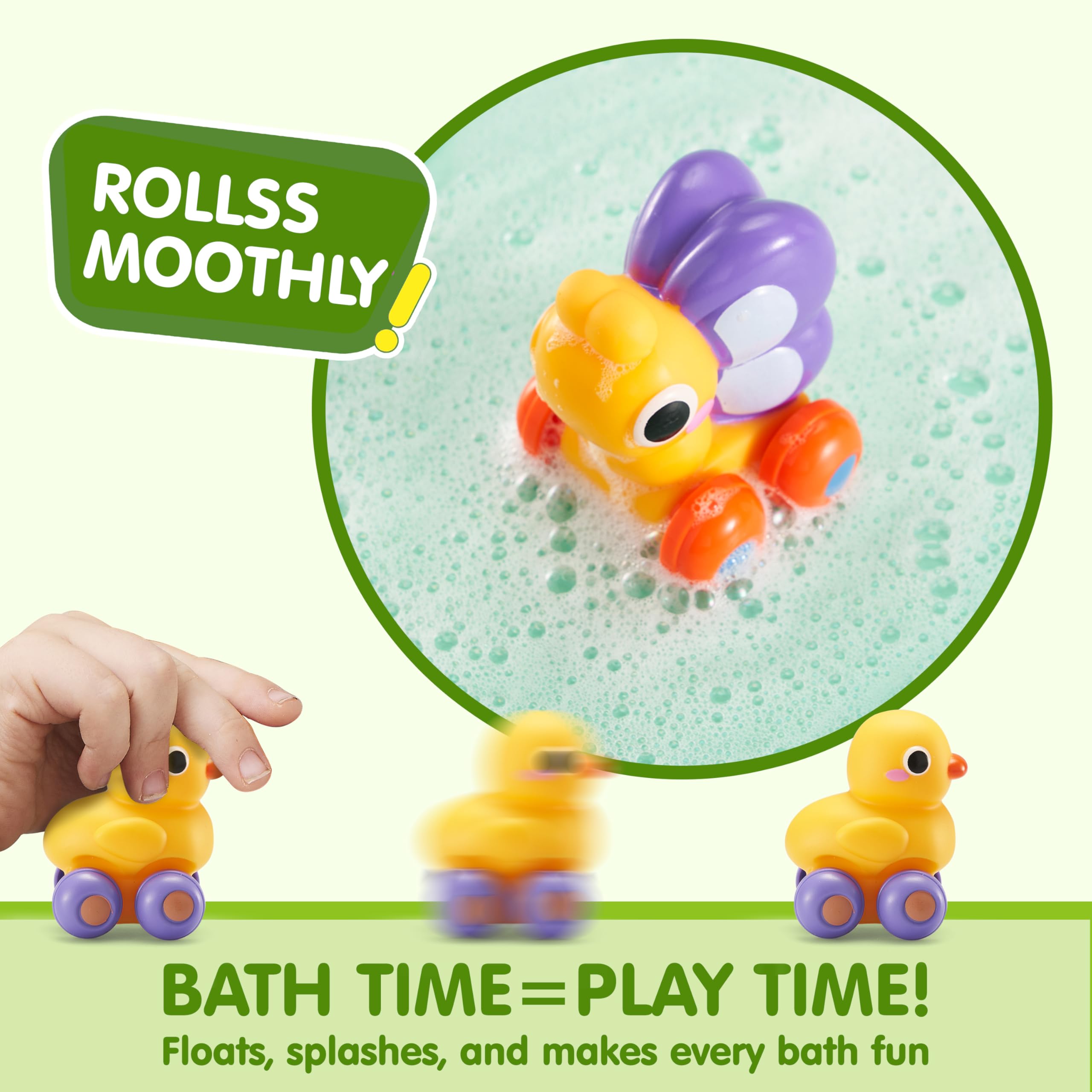 JOYIN Animal Cars snail — kid friendly rubber car for water play and exploration.