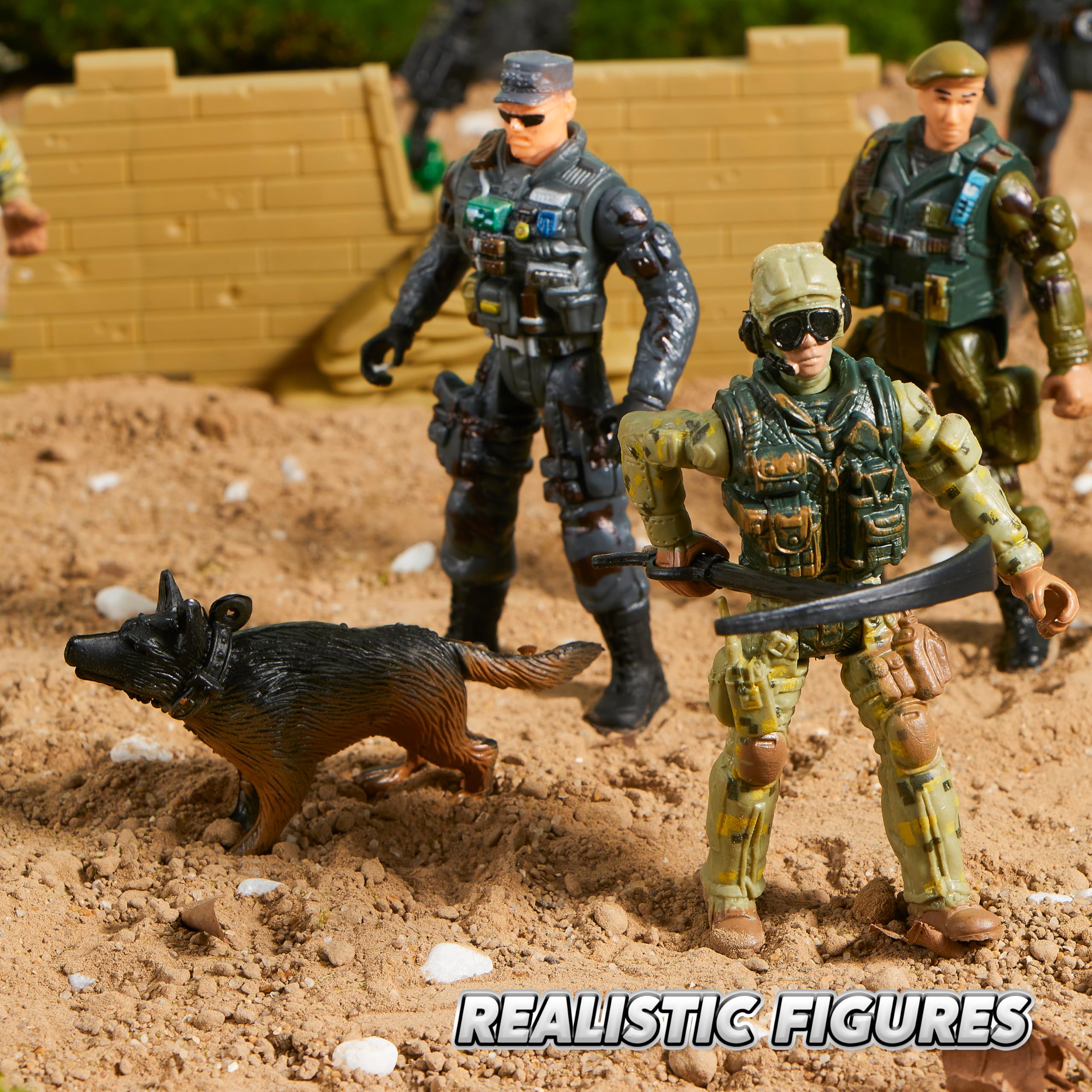 JOYIN army men dog figure adds loyal sidekick to missions