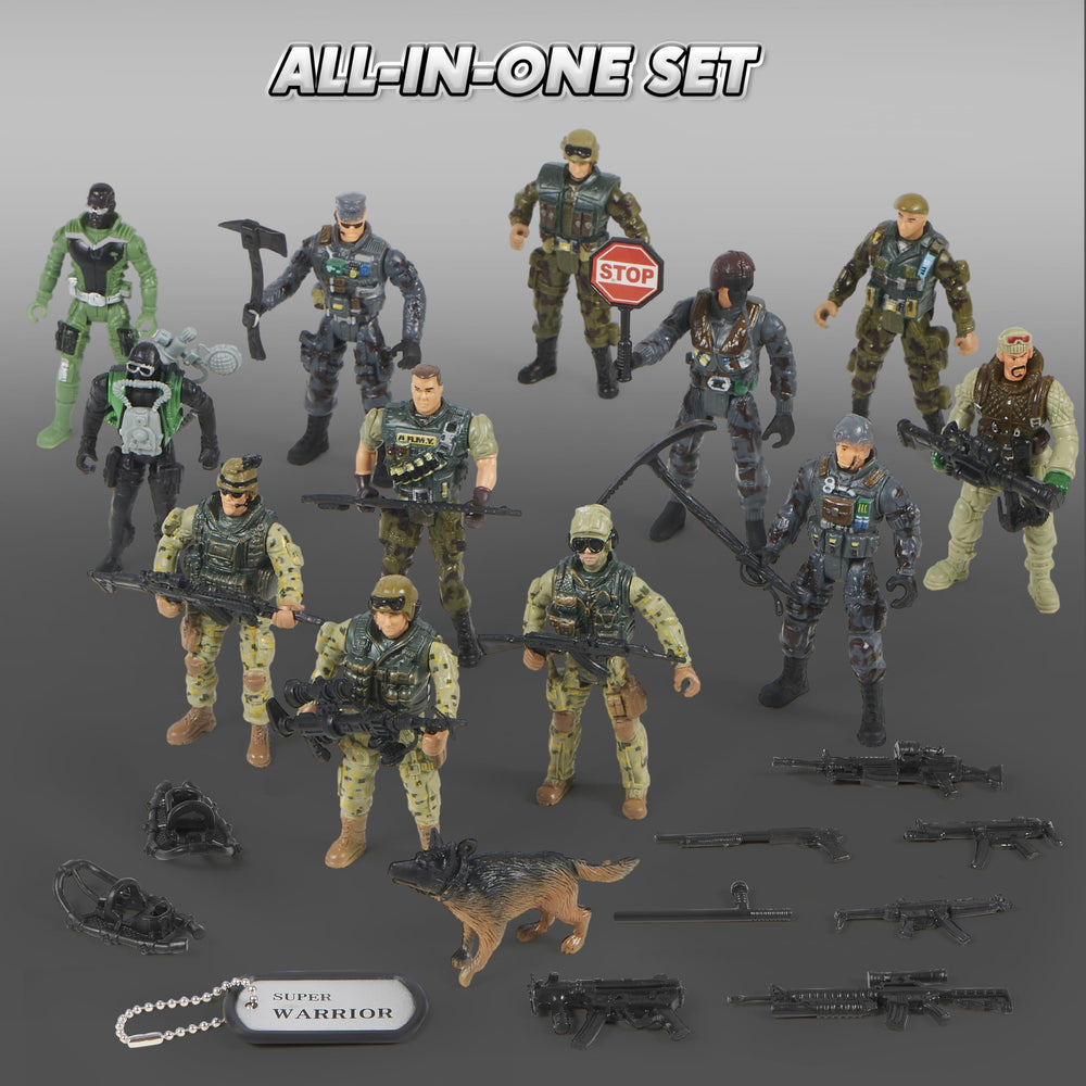 JOYIN fortification figures included for strategic defense pretend play