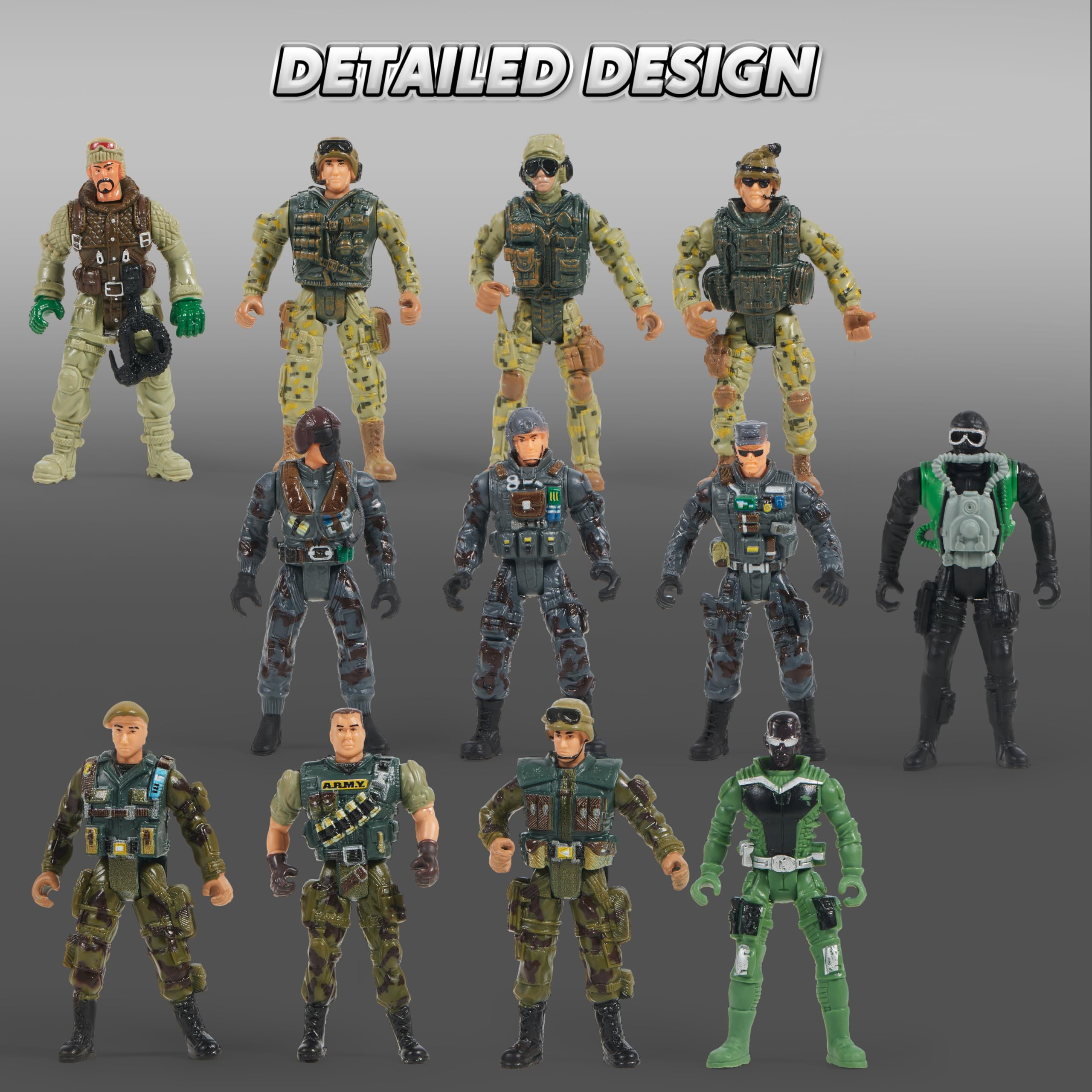 JOYIN army playset weapon gear accessories ready for action-packed play