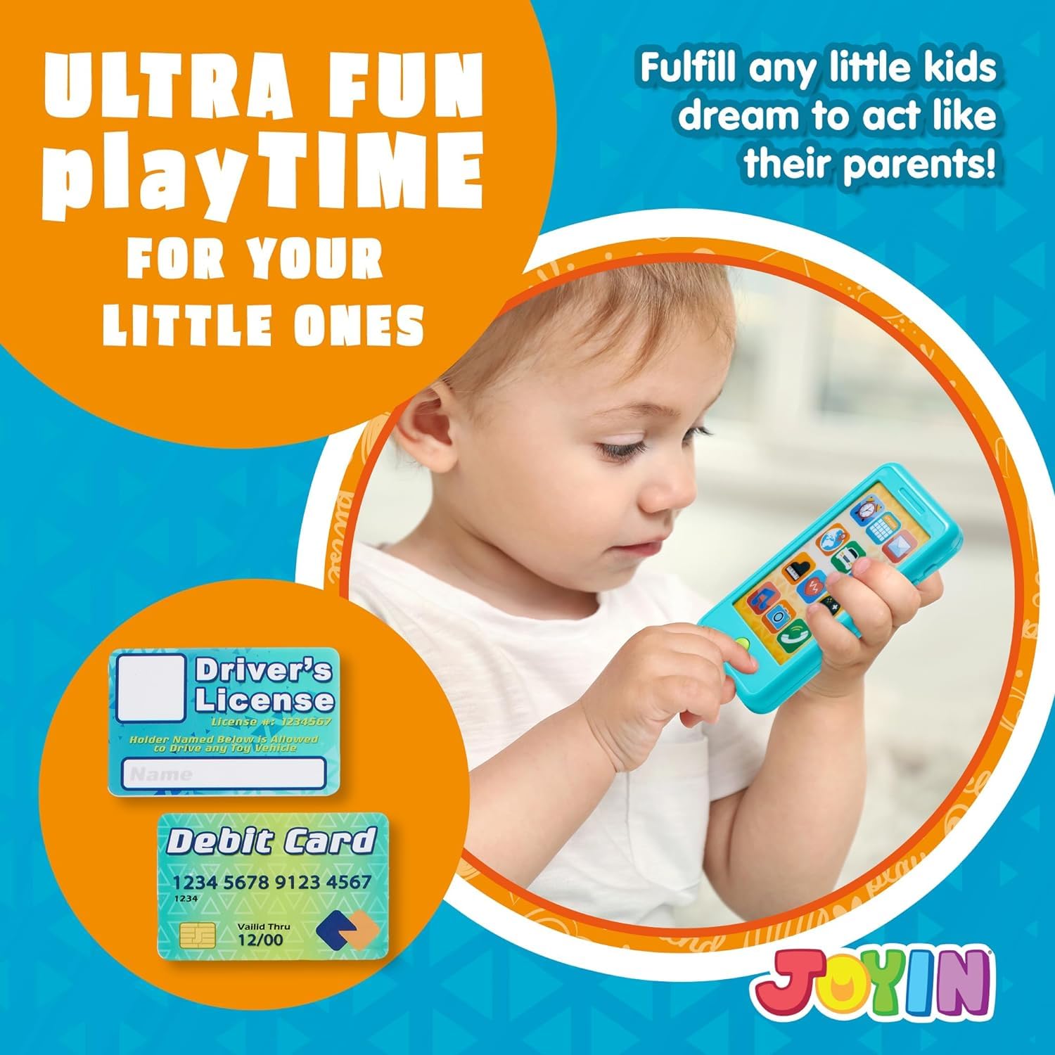 JOYIN baby blue safe materials colorway suitable for gentle play