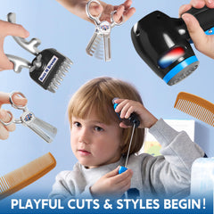 JOYIN barber shop razor toy for kids safe grooming practice at home
