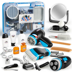 JOYIN barber shop shaver toy for kids encourages imaginative grooming play