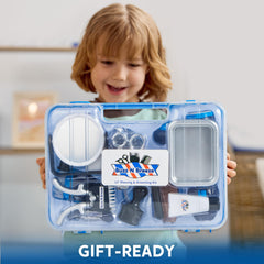 JOYIN barber shop storage box for neatly organized pretend tools