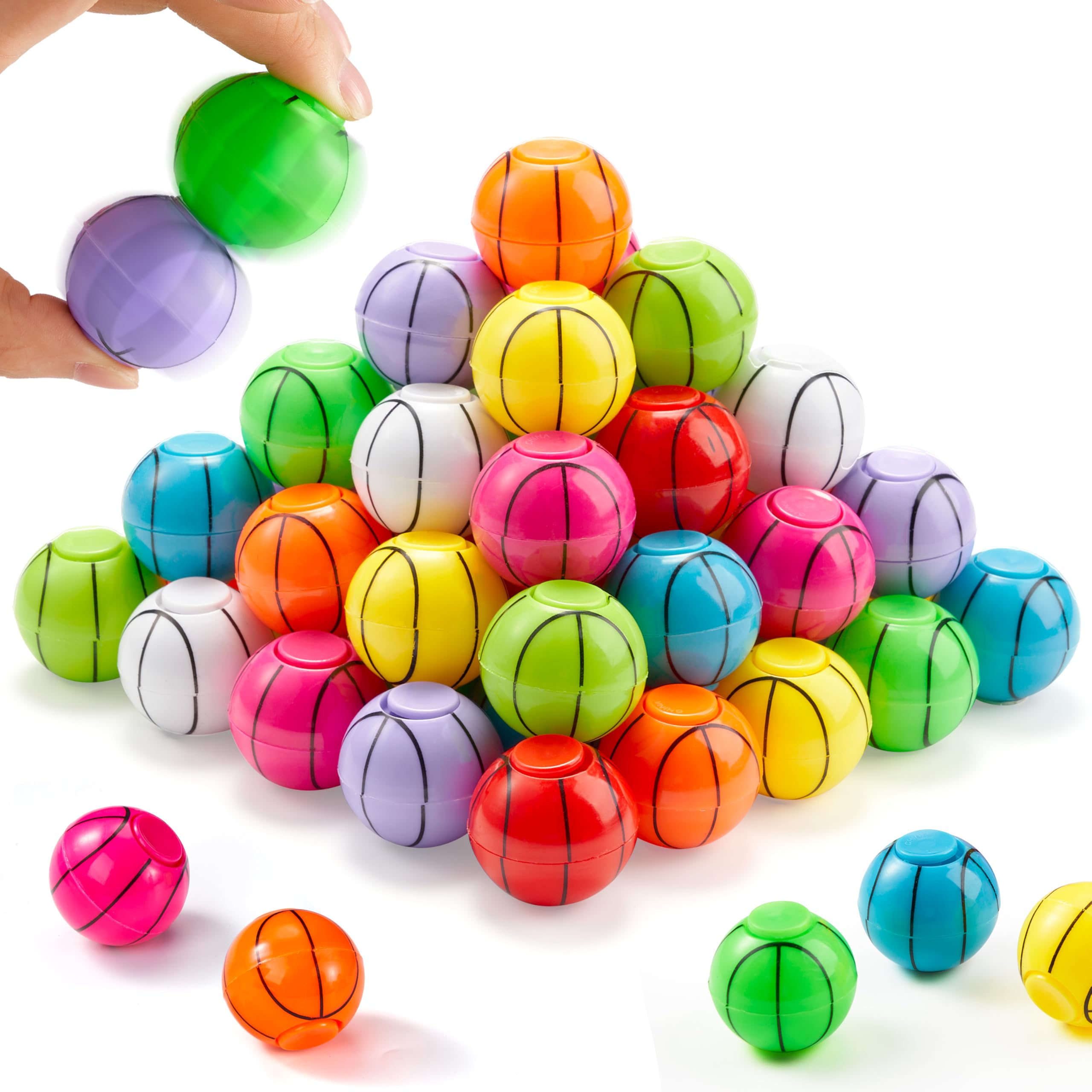 JOYIN basketball fidget spinner pack 01: smooth spin for classroom focus.