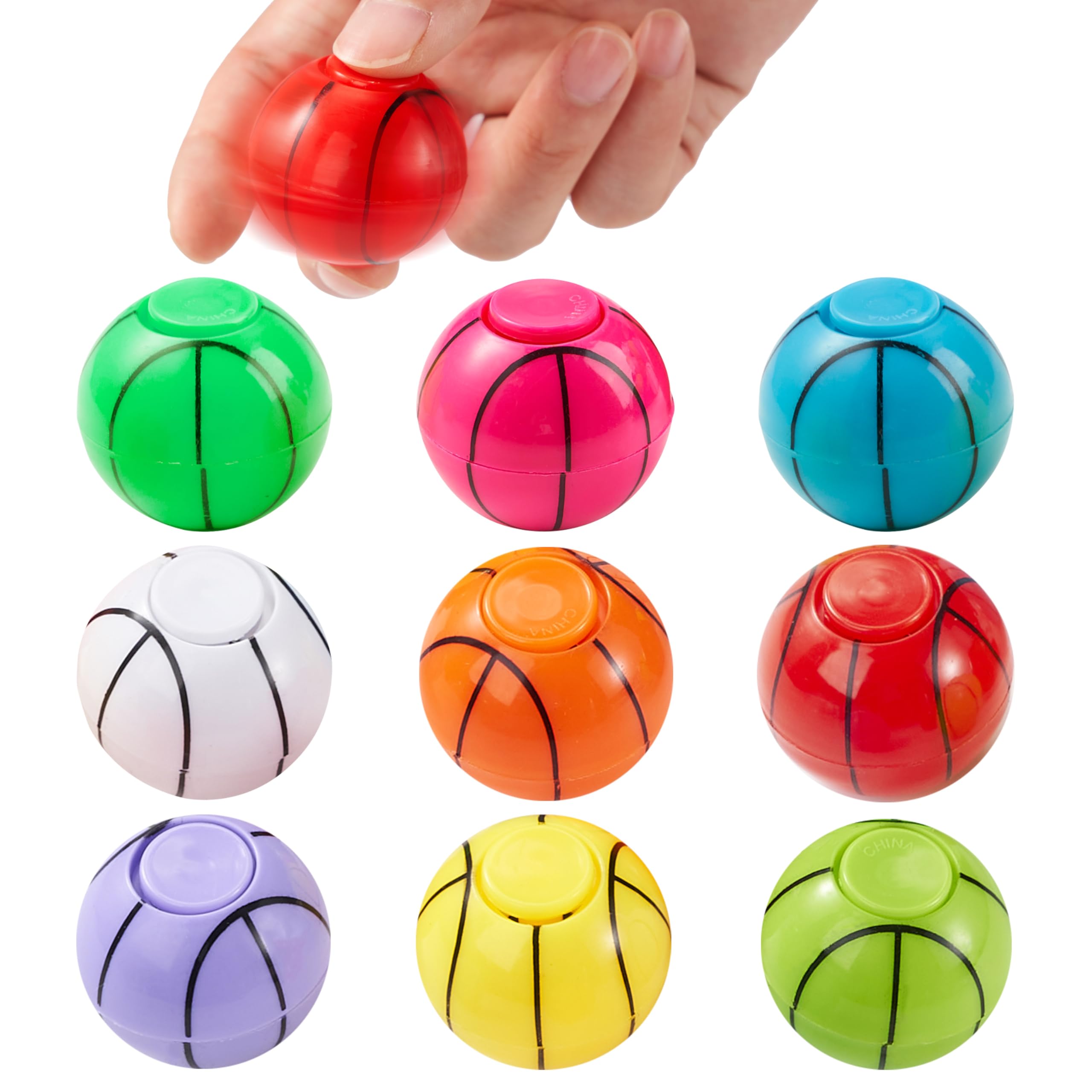 JOYIN basketball fidget spinner pack 02: portable pocket toy for on-the-go focus.
