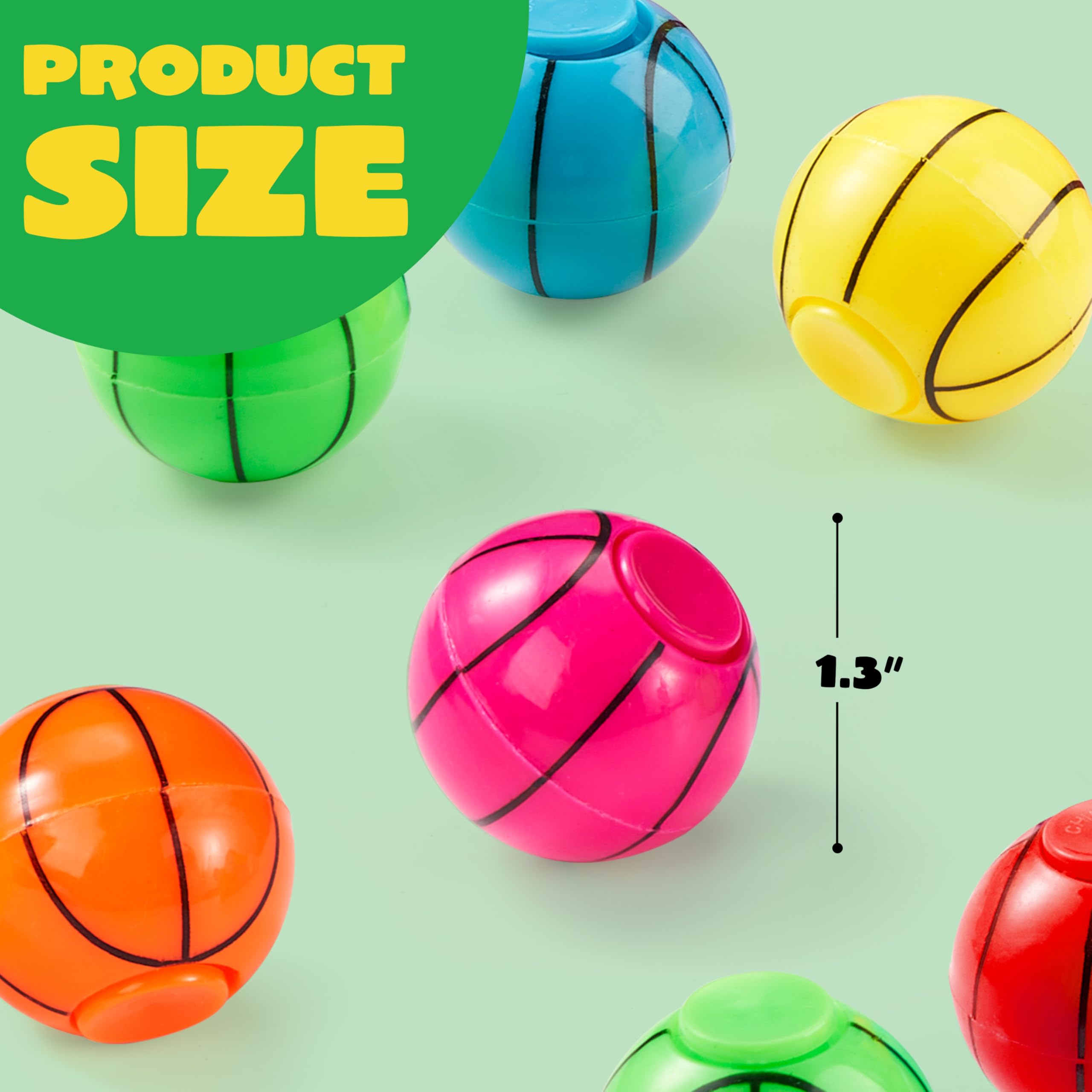 JOYIN basketball fidget spinner pack 03: kid-friendly, non-sharp design.