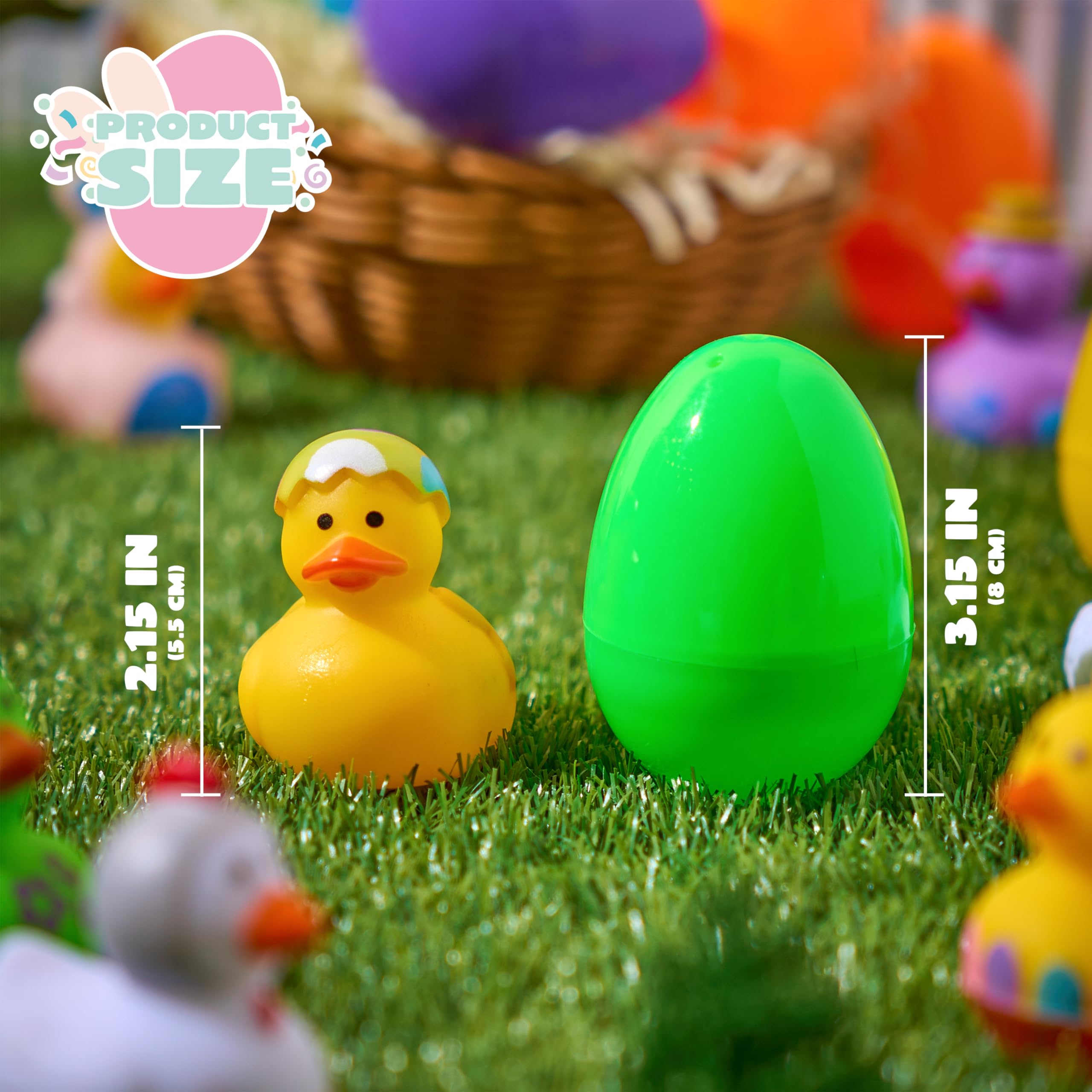 JOYIN bath-time fun with duck toys tucked in eggs for bath play