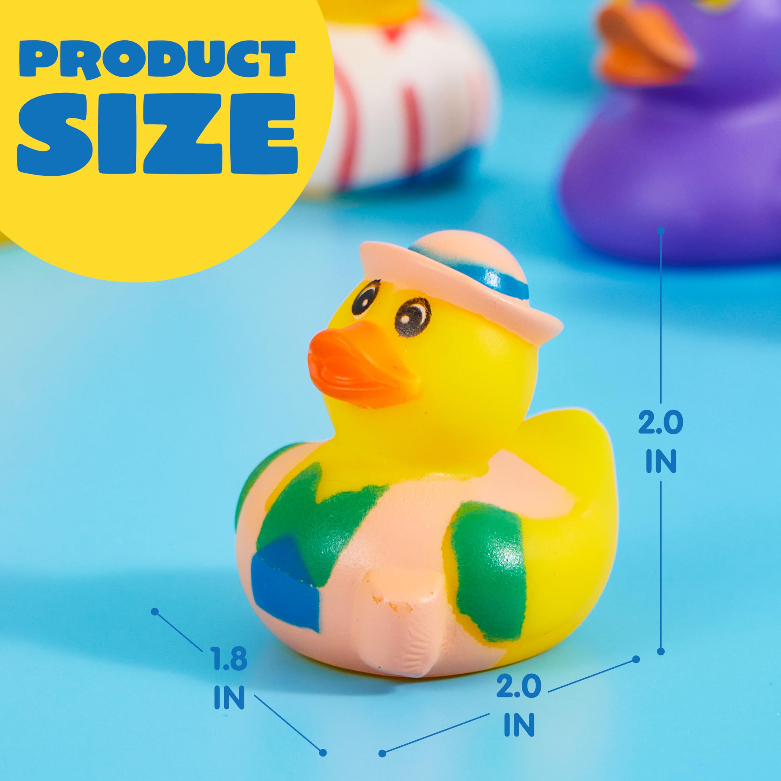 JOYIN durable bath time ducks ready for imaginative play and learning