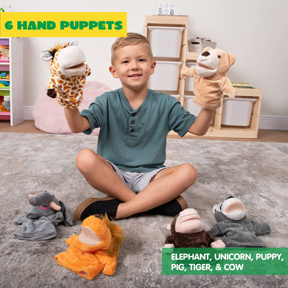 JOYIN bear puppet built with durable materials for repeated use.