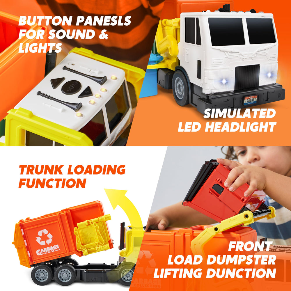 JOYIN food scraps bin supports pretend composting scenarios.