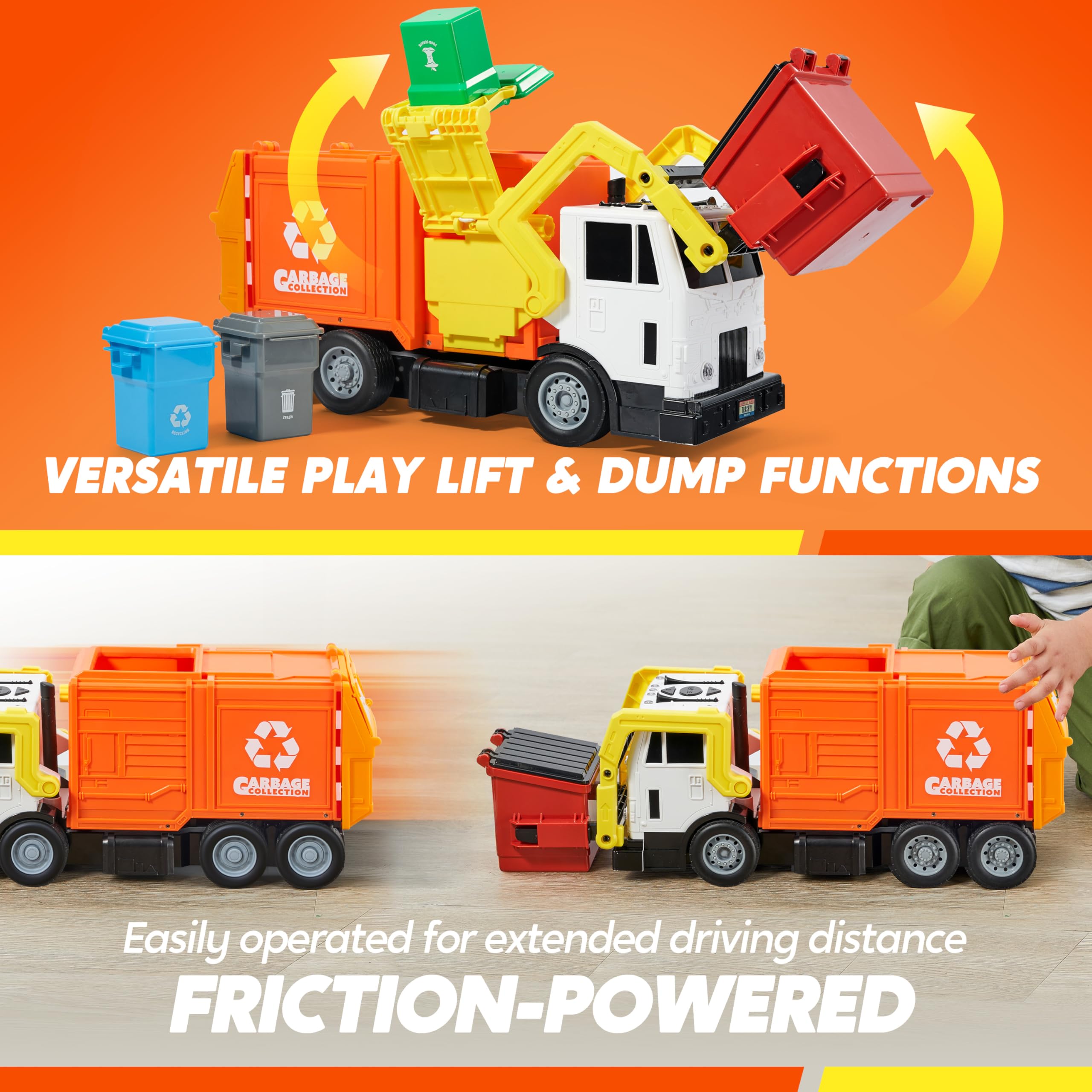 JOYIN recyclable bin for color-coded sorting during play.