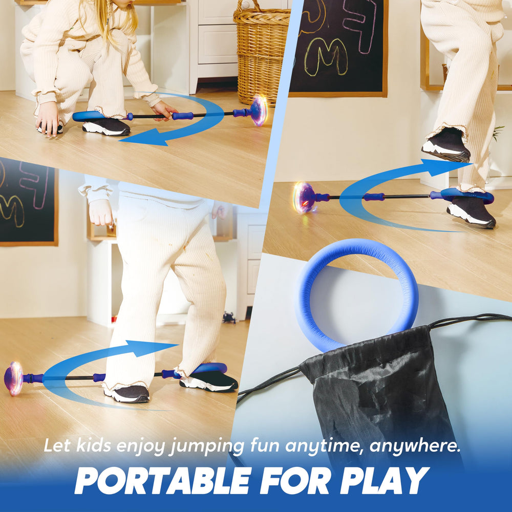 JOYIN blue ankle skip ball features a durable design for lasting play