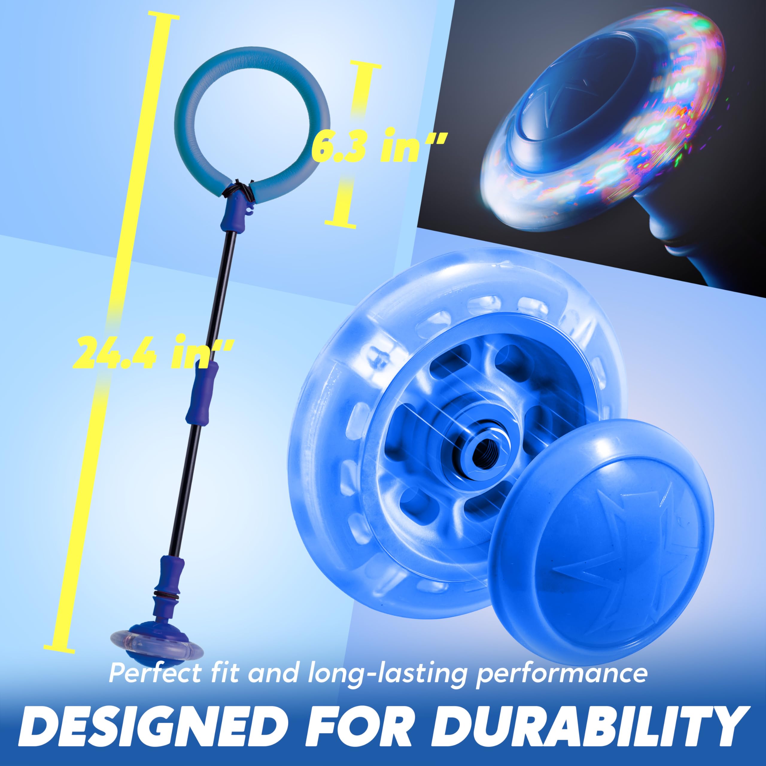 JOYIN blue ankle skip ball promotes energetic playtime for kids