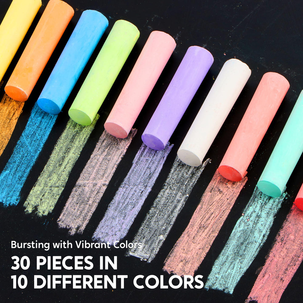 JOYIN washable sidewalk chalk for mess-free outdoor drawing on driveways and patios