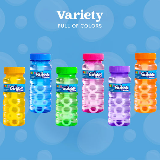 JOYIN bubble bottles in bright color assortment ready for summer play and celebrations.