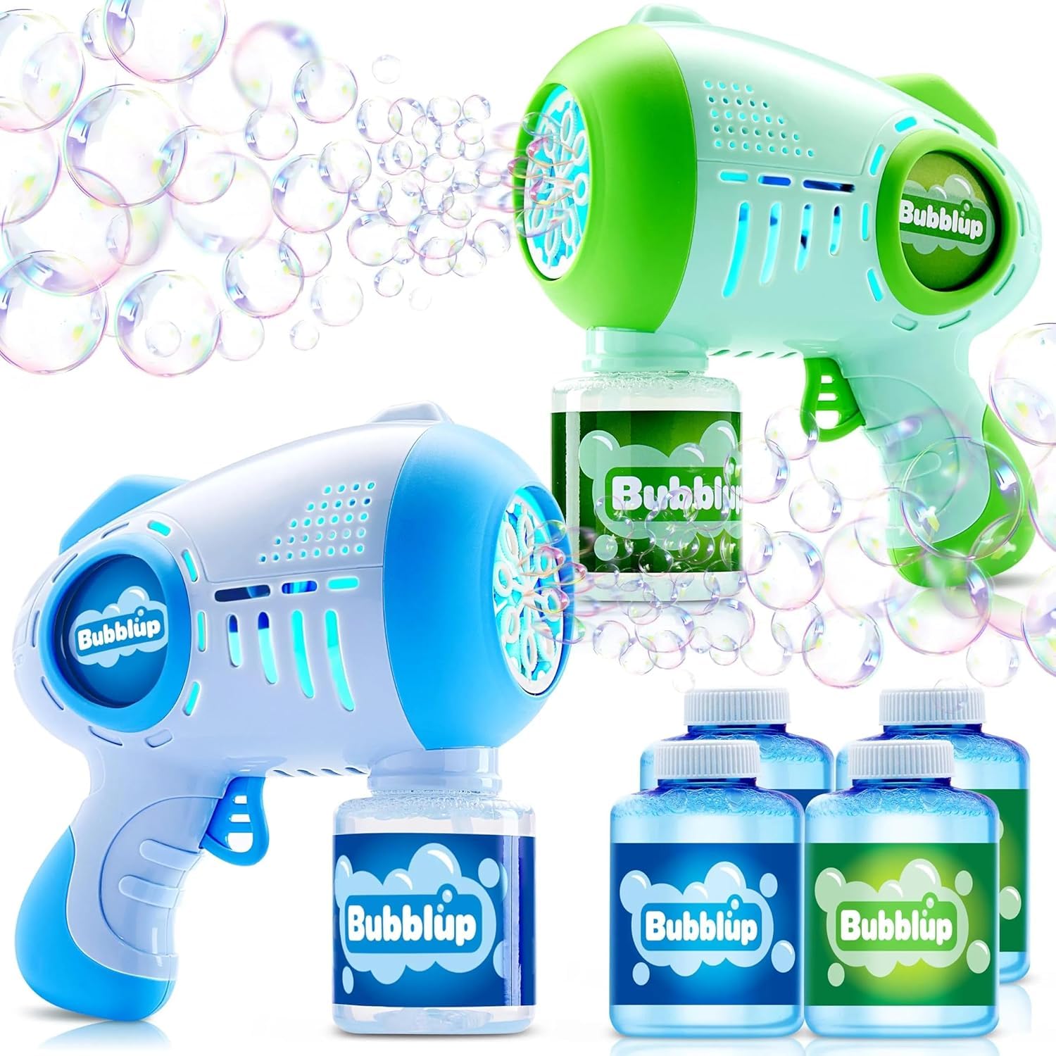 JOYIN two bubble guns set for family outdoor fun
