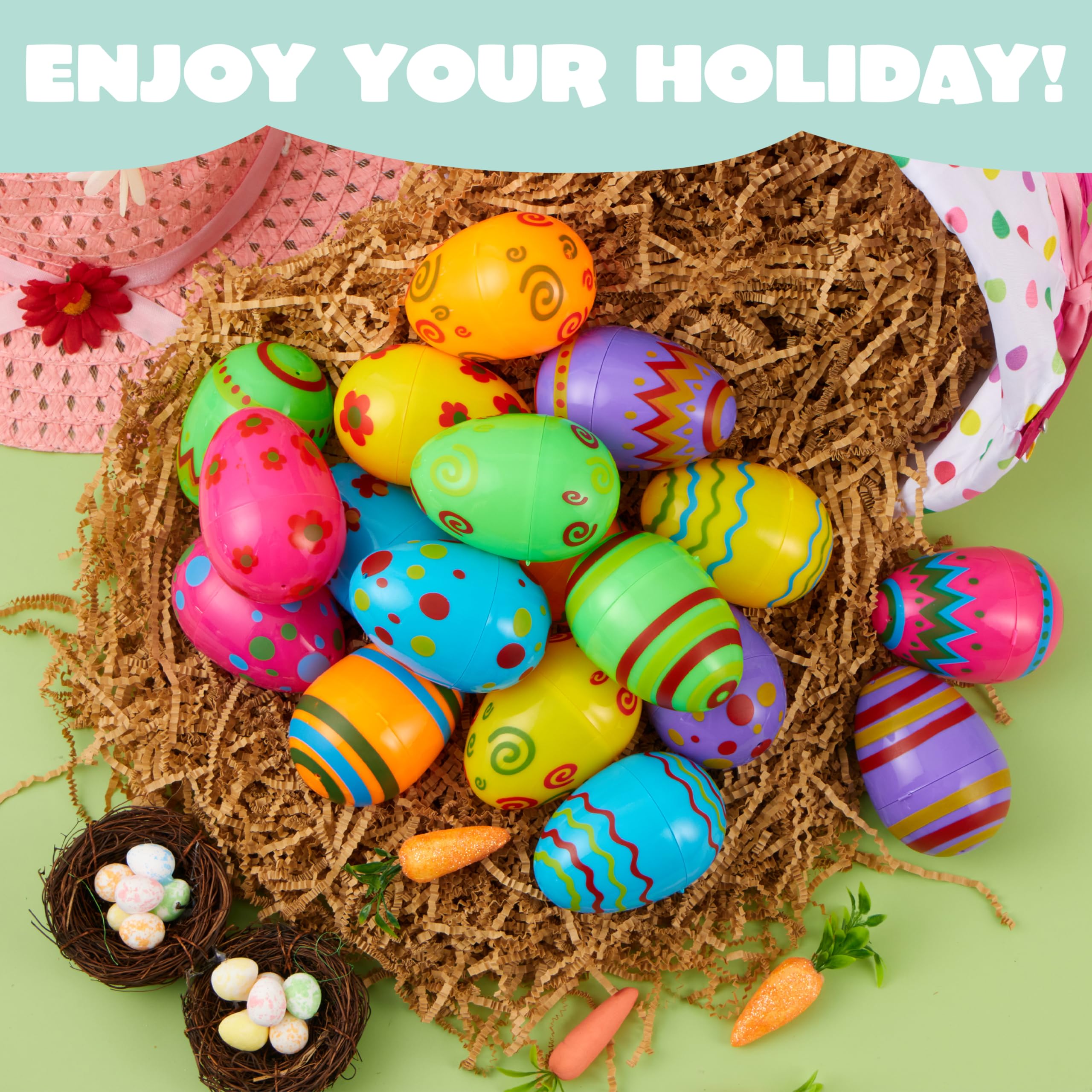 JOYIN durable plastic eggs designed for repeated use across events