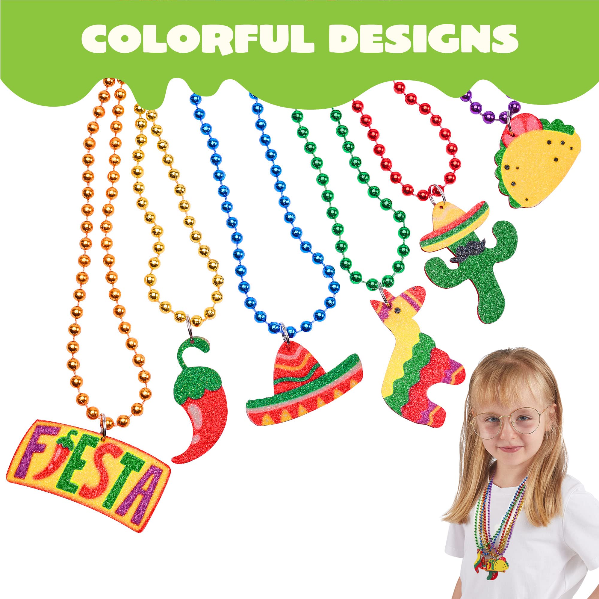 JOYIN cactus and pinata bead necklaces add festive flair to events