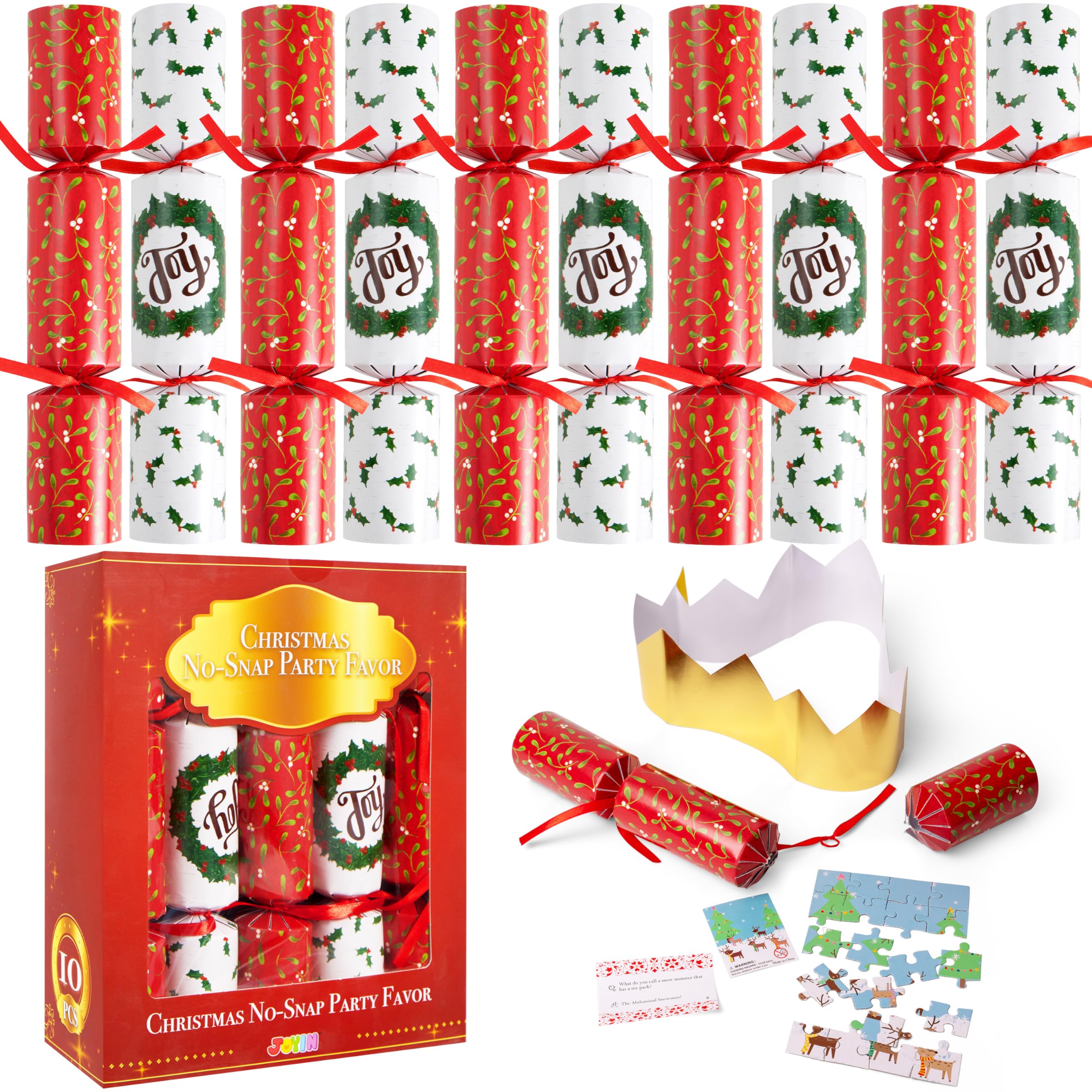 JOYIN Christmas no-snap party favor hat adds cheerful height to your table setting