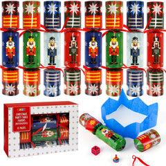JOYIN Christmas nutcracker table favor 8-pack on festive table