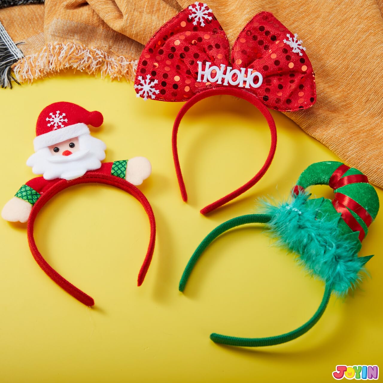 JOYIN Christmas party favor headbands spark smiles at gatherings and gift exchanges