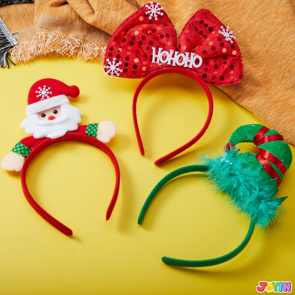 JOYIN Christmas party favor headbands spark smiles at gatherings and gift exchanges