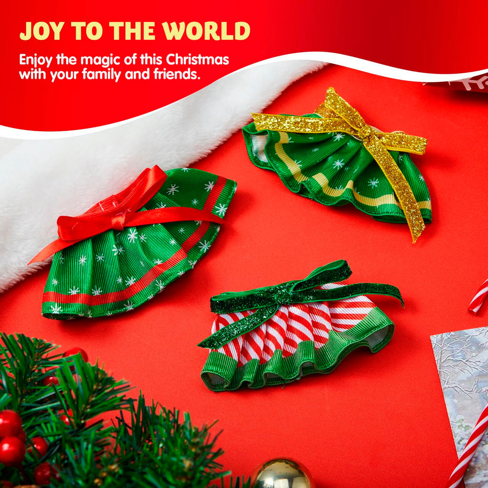 JOYIN Christmas party scene featuring three skirts for dolls