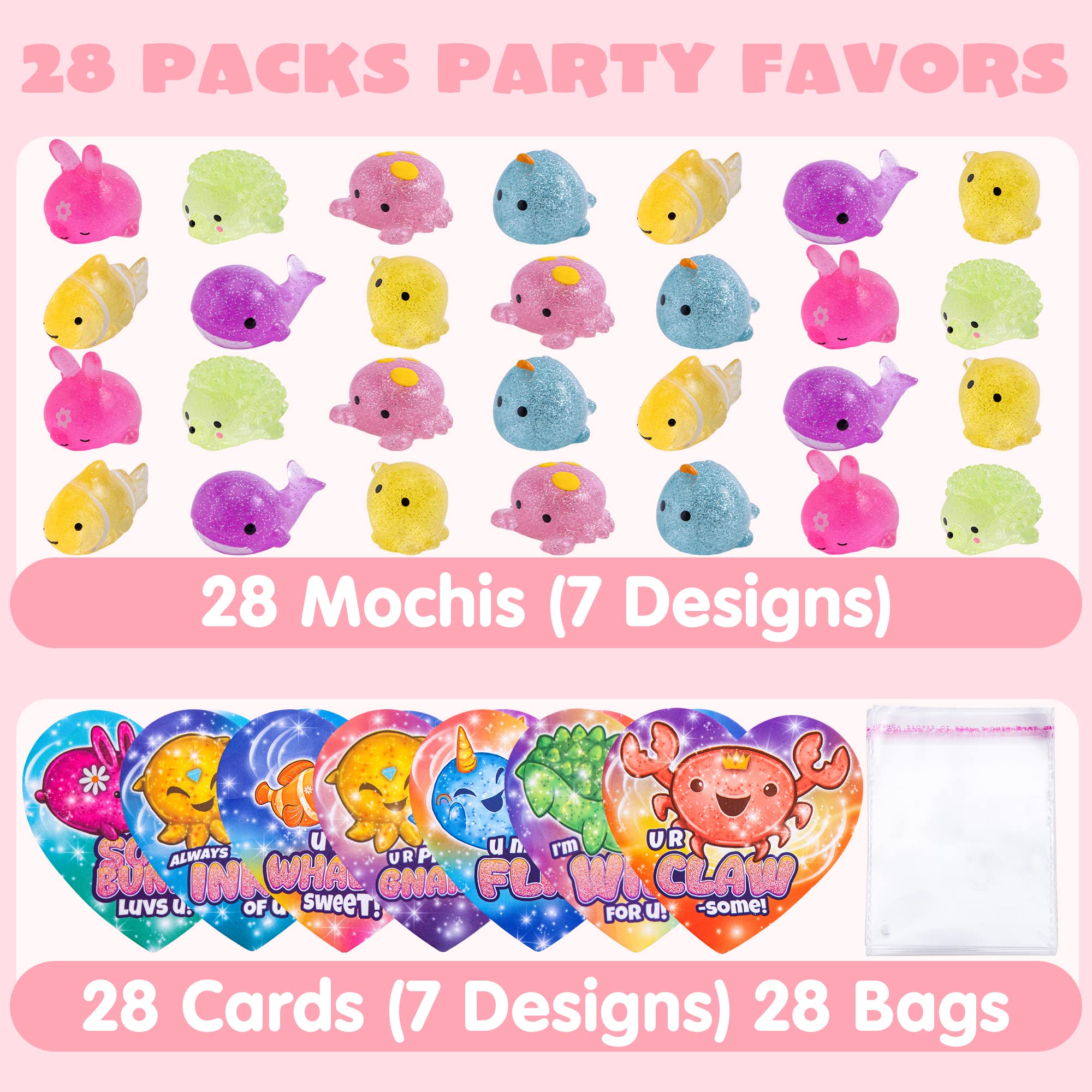 JOYIN classroom favors pack displays 28 gifts ready for distribution.
