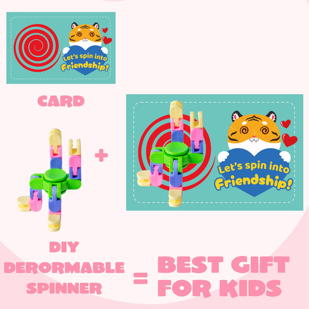 JOYIN classroom prize scene featuring portable spinners