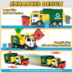 JOYIN color-coded trash bins reinforce recycling and sorting concepts during play.