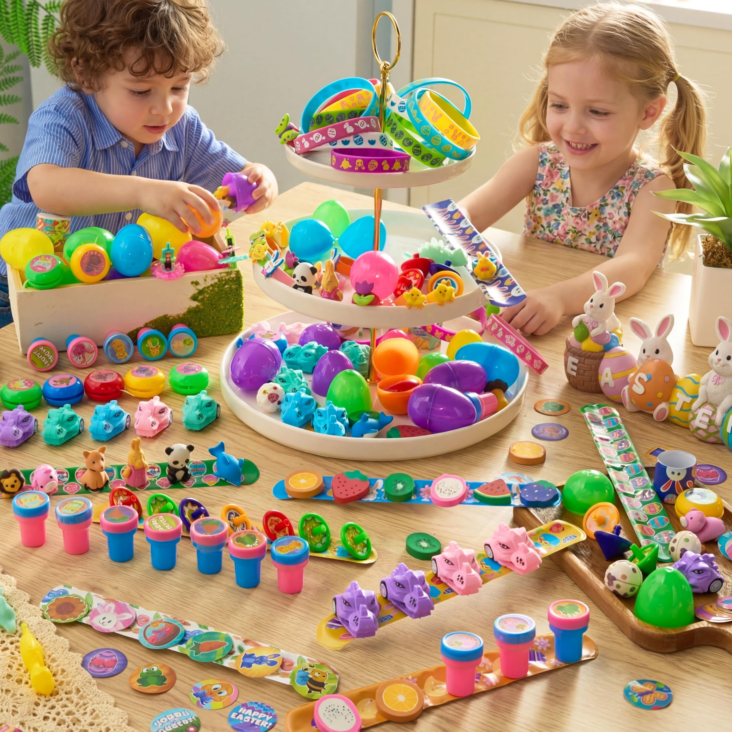 JOYIN colorful eggs enhance Easter decor and festive mood.