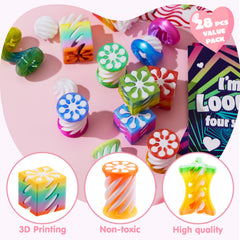 JOYIN colorful fidget desk decor featuring spiral toys for ongoing Valentine mood