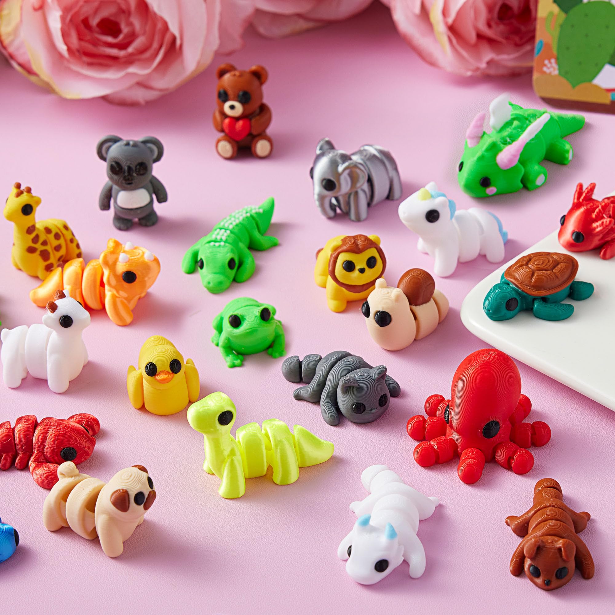 JOYIN colorful mini animals decorate learning spaces and encourage playful engagement.