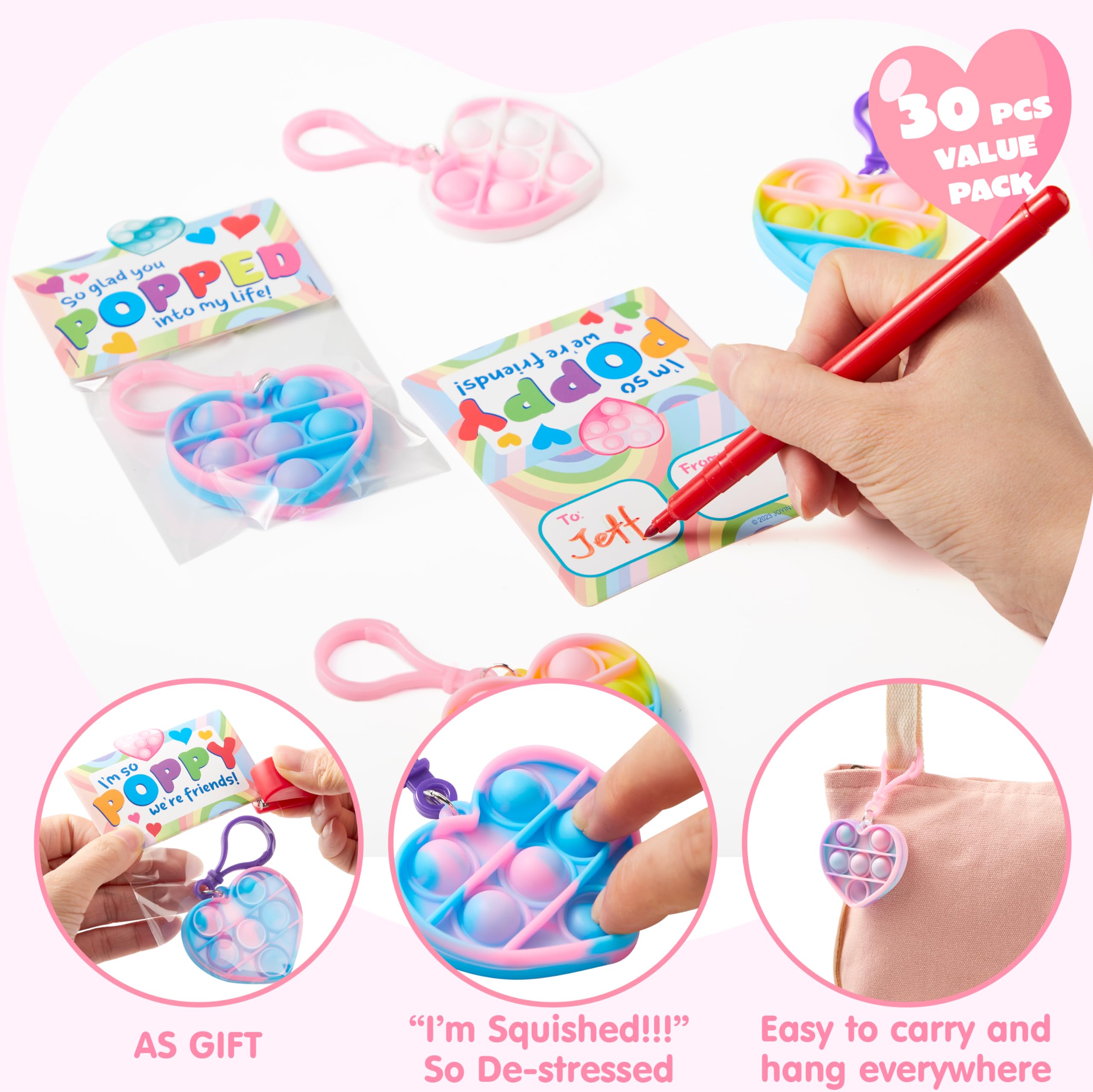JOYIN colorful pop toys providing tactile play and exploration