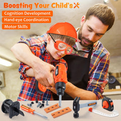 JOYIN construction backpack image emphasizes storage and organization during playtime.