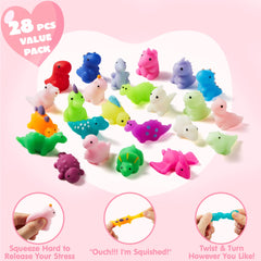 JOYIN dino mochi toy soft squishy closeup emphasizes gentle texture.