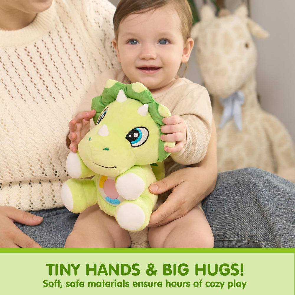 JOYIN plush toy shown with lights and music for engaging play.