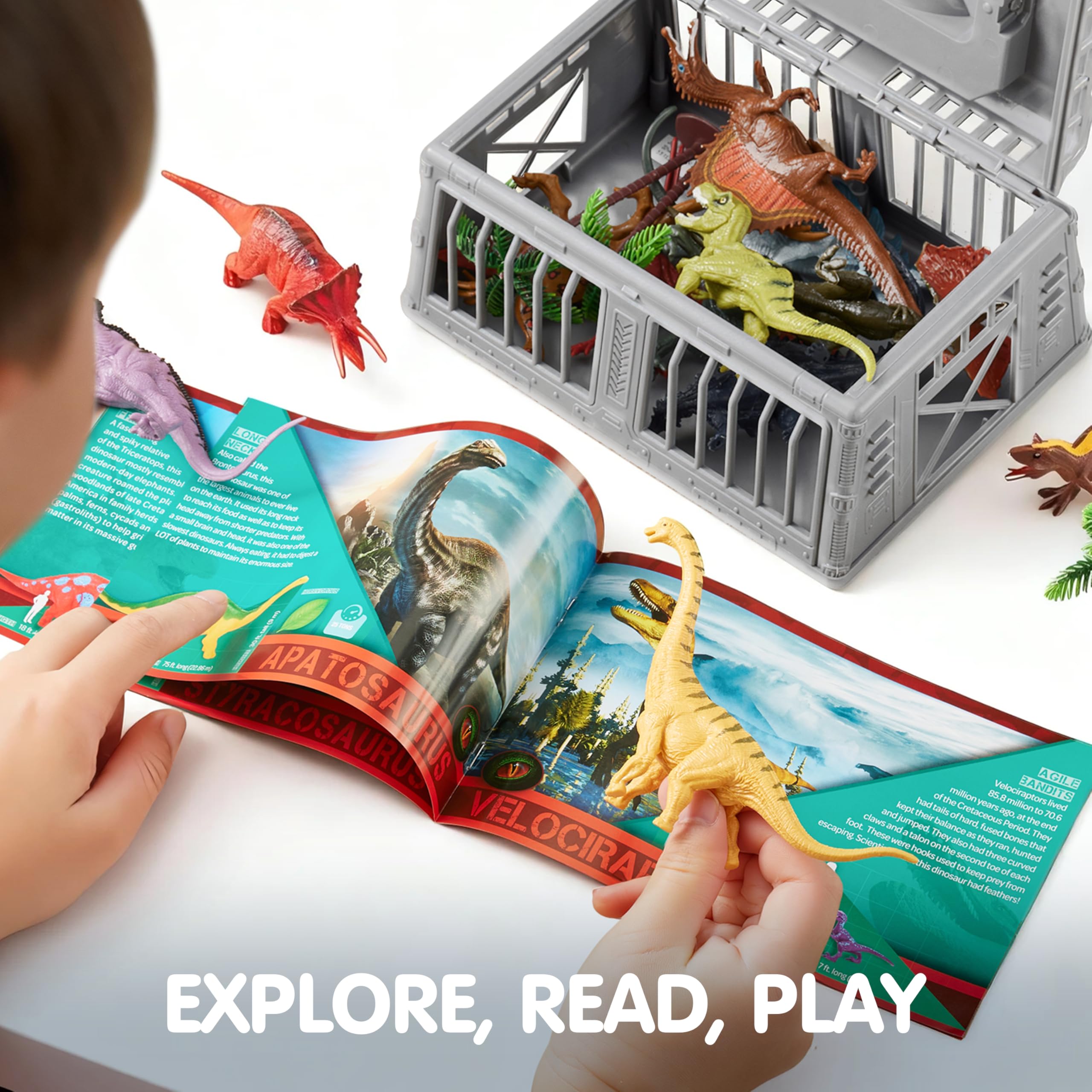 JOYIN child-friendly dinosaur toys designed for easy handling and fun.