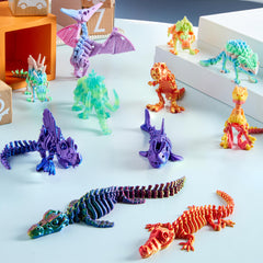 JOYIN Ankylosaurus figure with armored texture and bendable joints for steady display.
