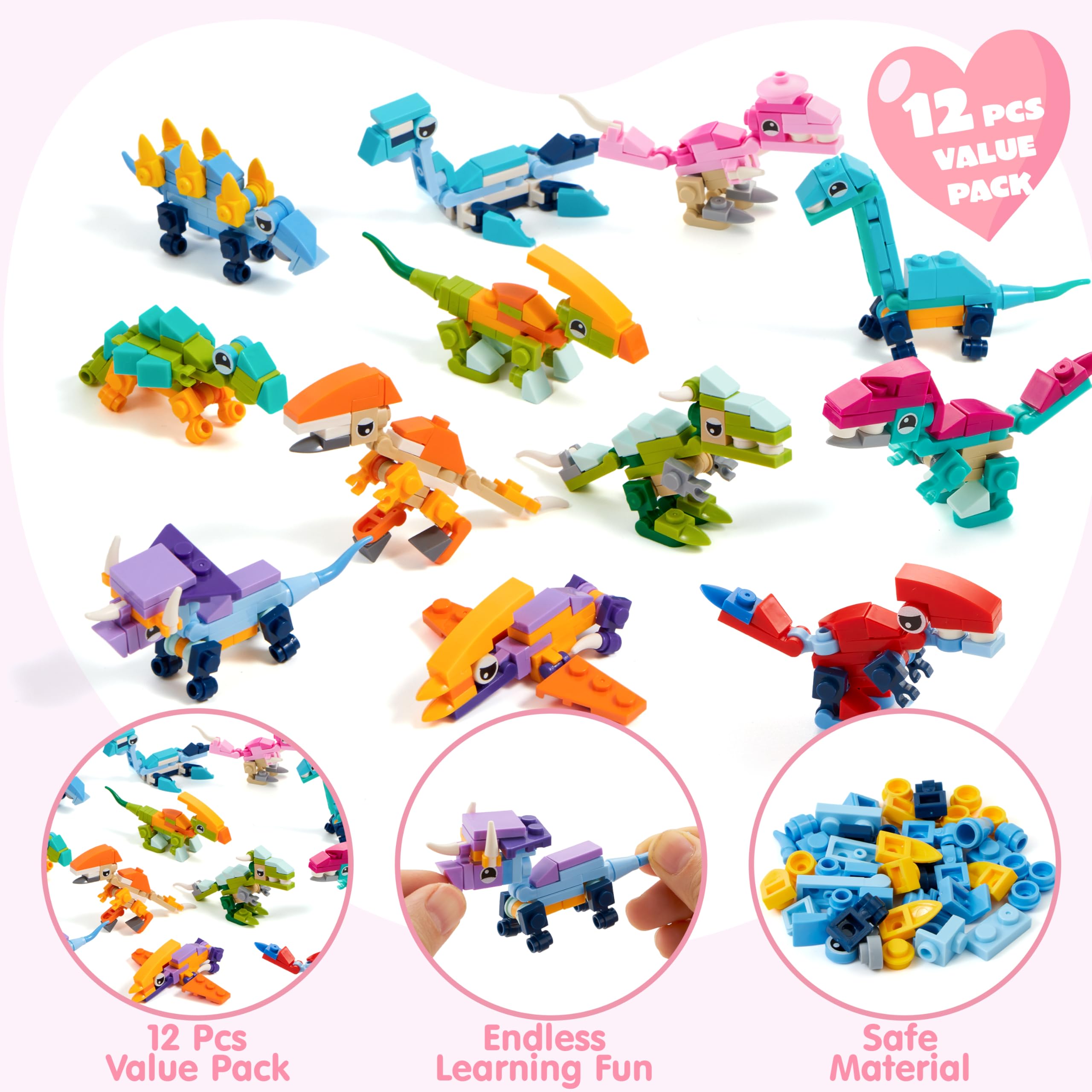 JOYIN building blocks with instruction sheet for easy setup