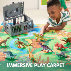 JOYIN highly detailed dinosaur figures with realistic textures for pretend play.