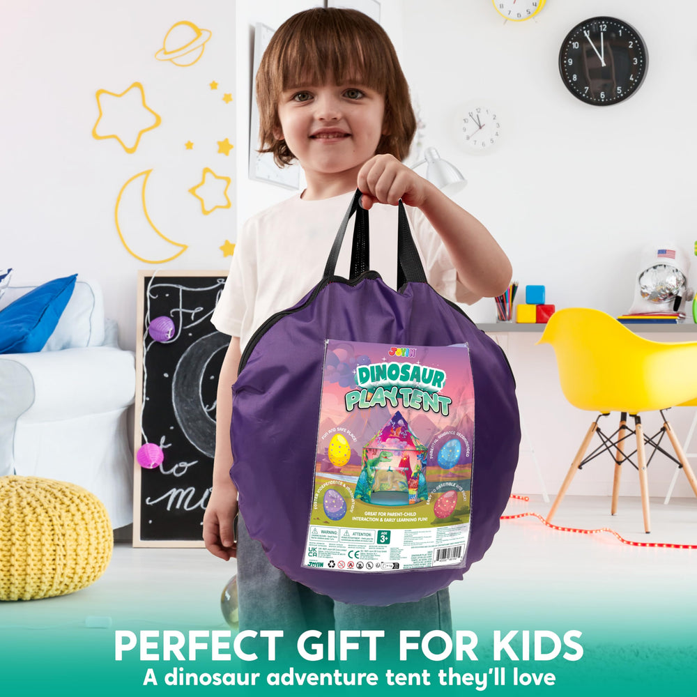 JOYIN carrying tote helps organize the dinosaur play tent